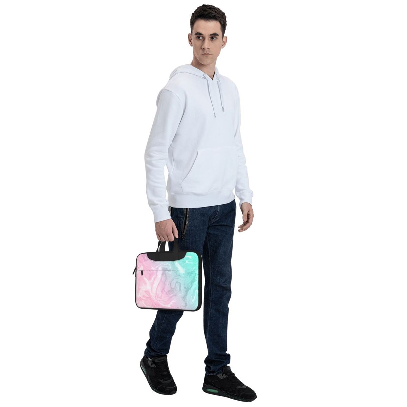 Laptop Bag Crossbody Shoulder- Ecstasy Rainbow