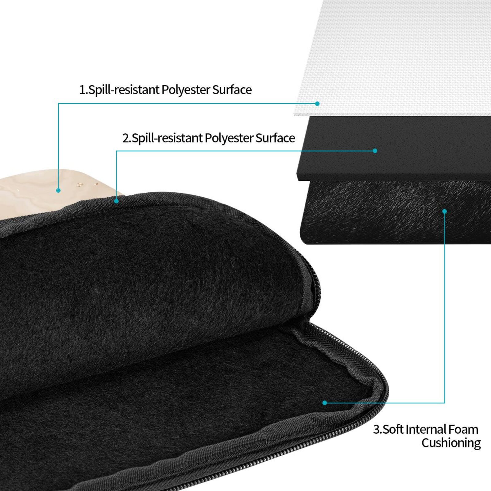 Portable Laptop Sleeve-Paris By Night