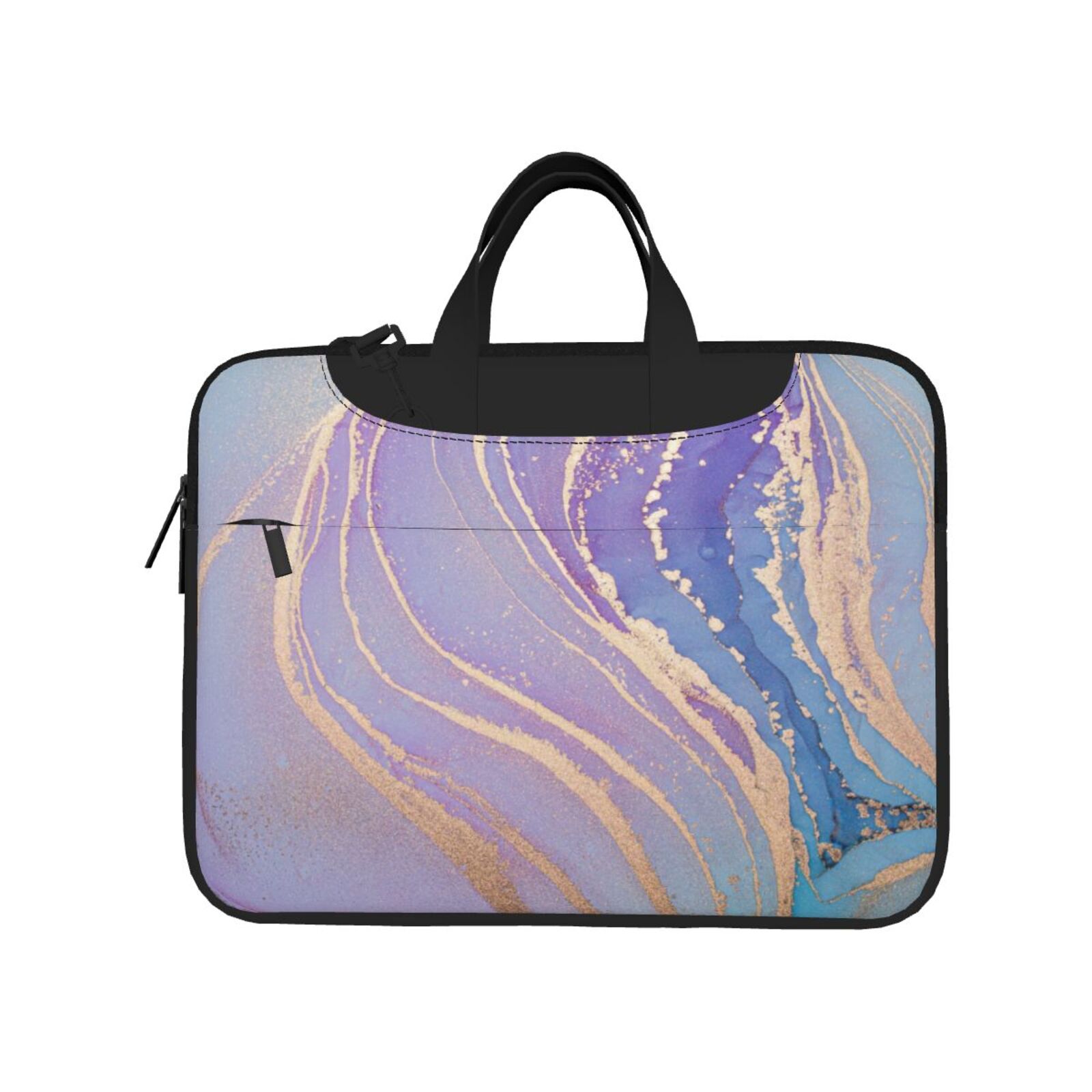 Laptop Bag Crossbody Shoulder- Golden Border 