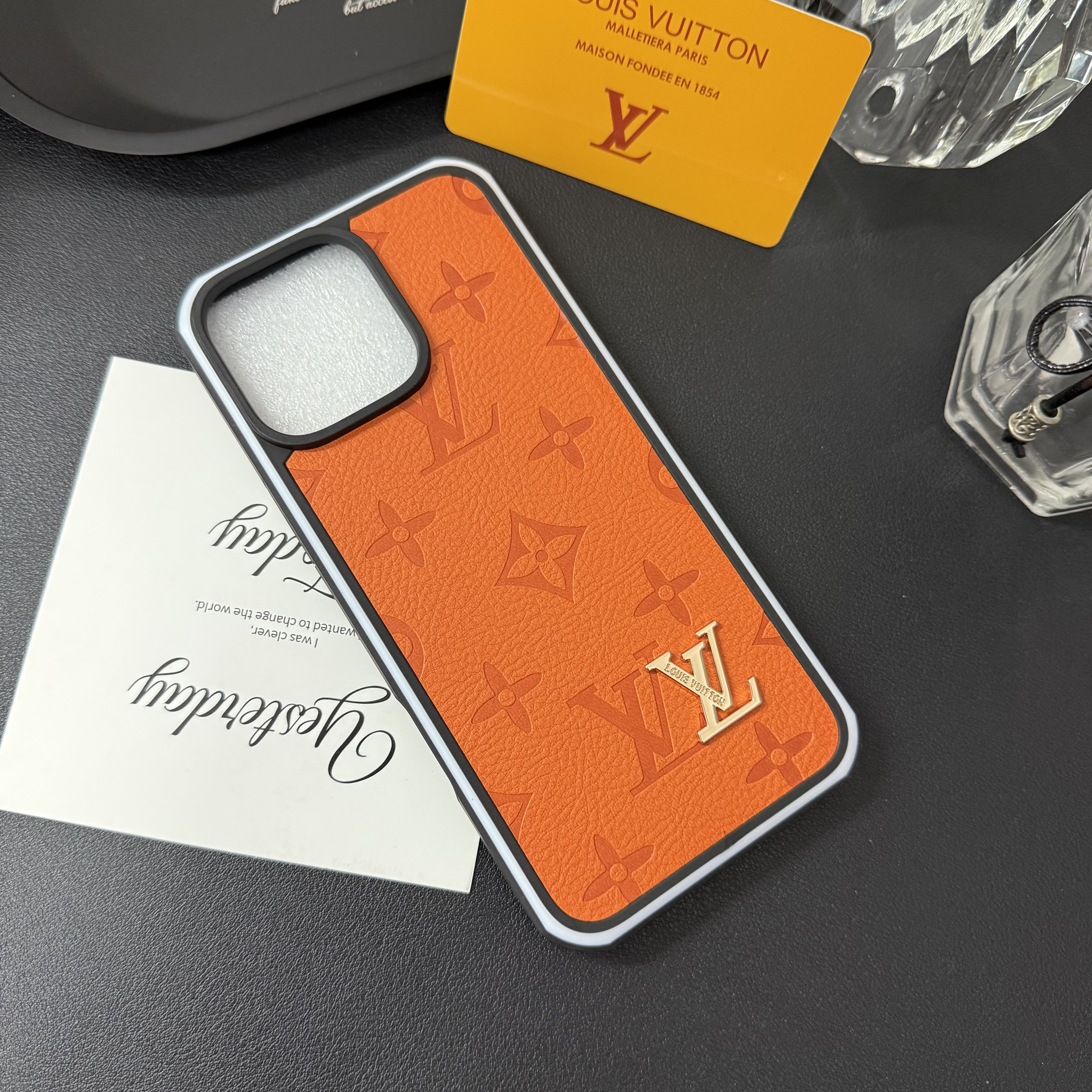 Louis Vuitton Leather iPhone Case