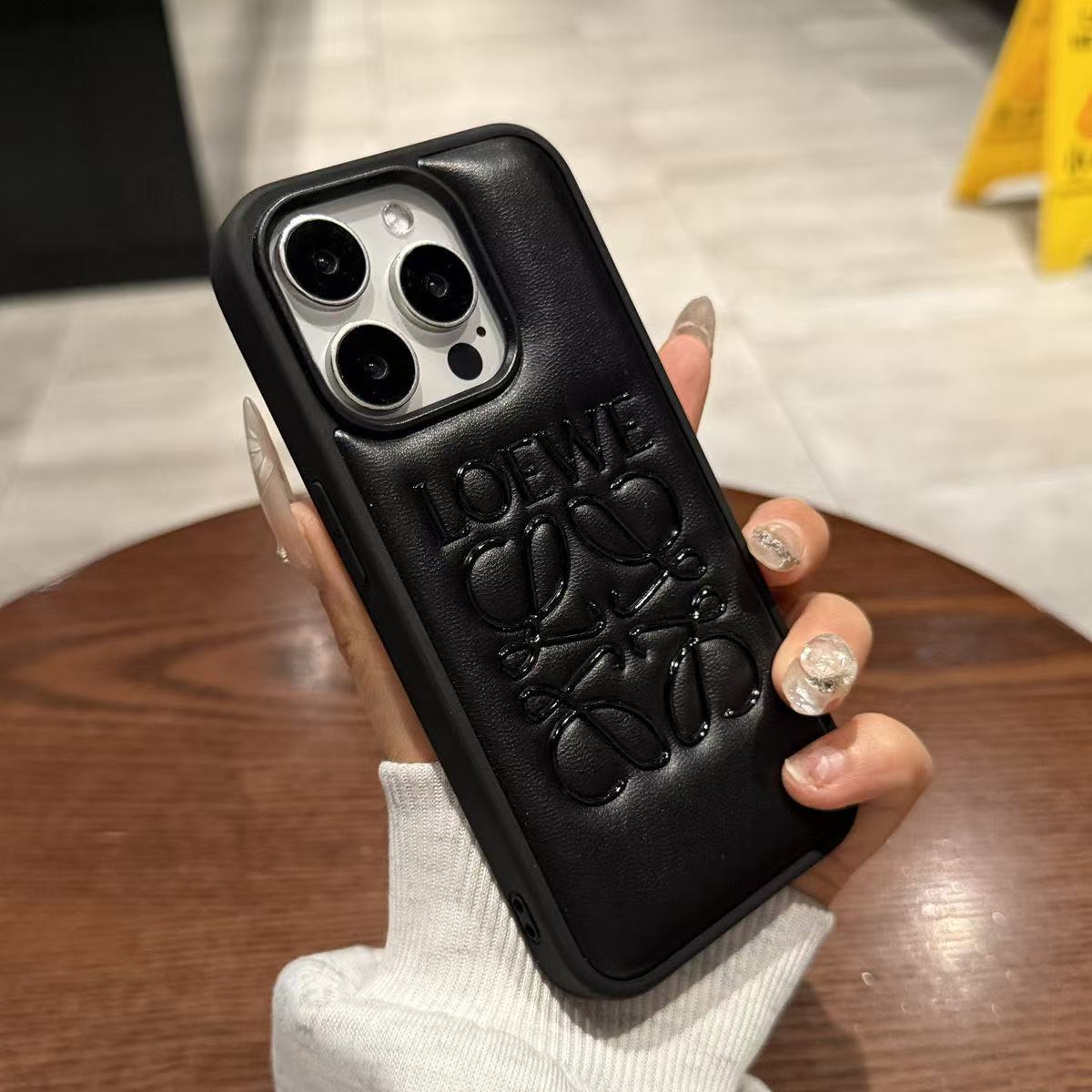 Cushion leather iPhone Case