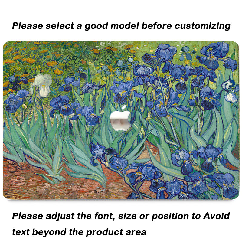 Van Gogh's ''Iris'' Macbook Case-BELKCASE