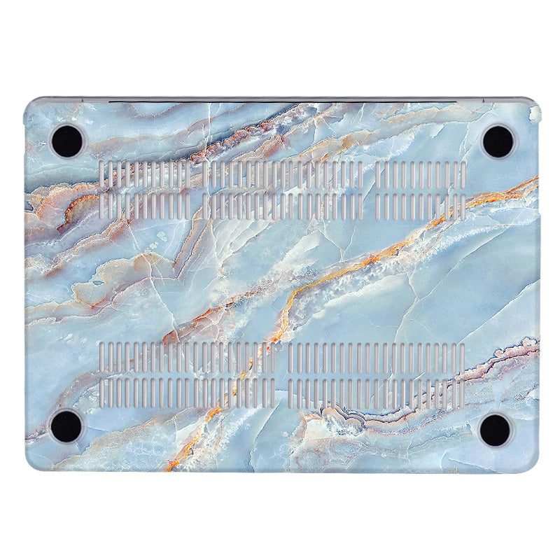 Love In Light Blue Macbook Case-BELKCASE