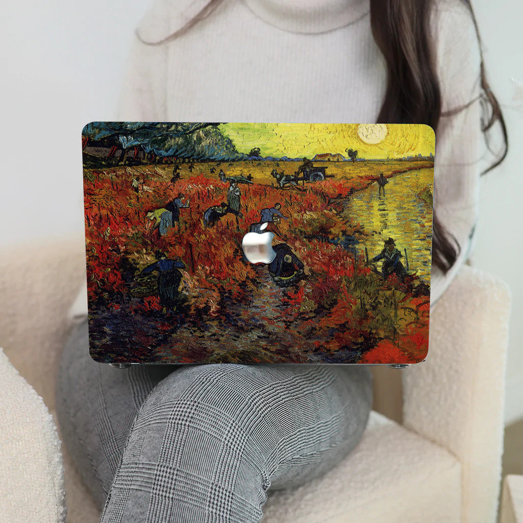 Van Gogh''Red Vineyard'' Macbook Case-BELKCASE