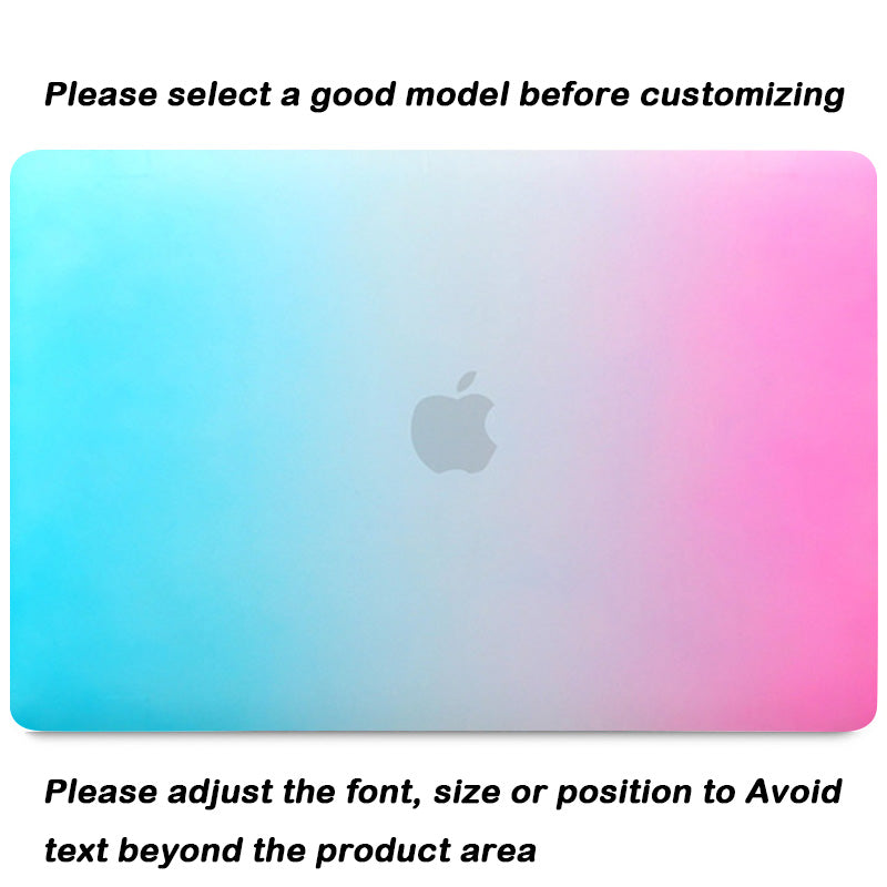Red and blue gradient MacBook case-BELKCASE