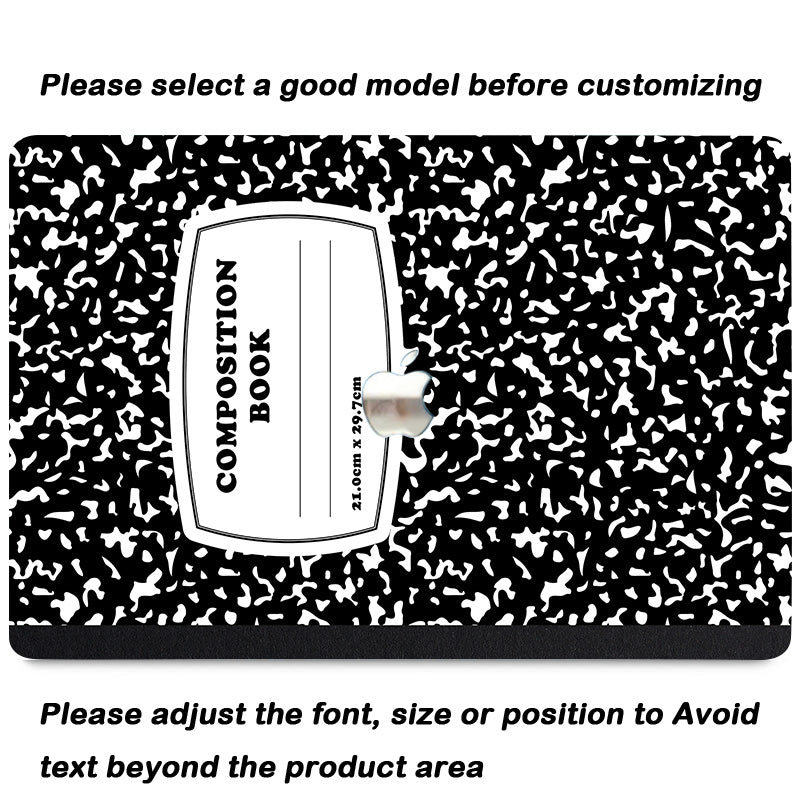 Black Notebook  Macbook Case-BELKCASE