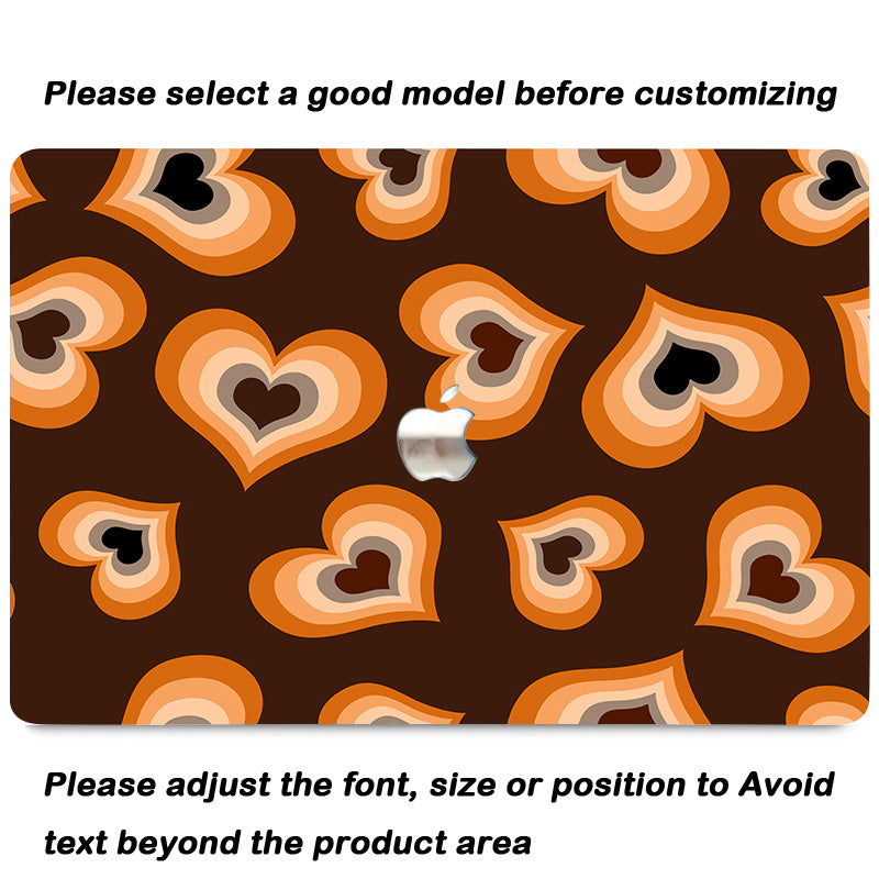 Chocolate Heart Macbook Case-BELKCASE