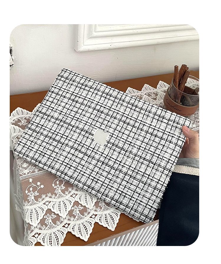 Woven Fiber Velvet White MacBook Case-BELKCASE