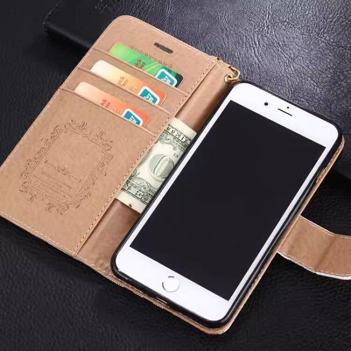  Burberry Leather iPhone Wallet Case 