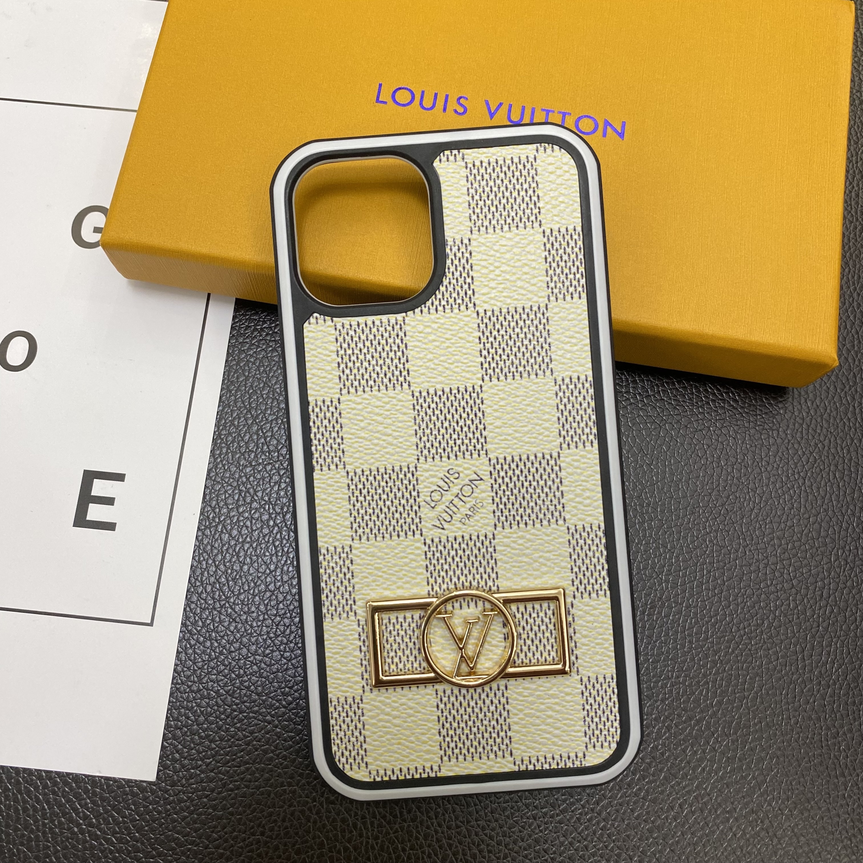 Louis Vuitton Leather iPhone Case