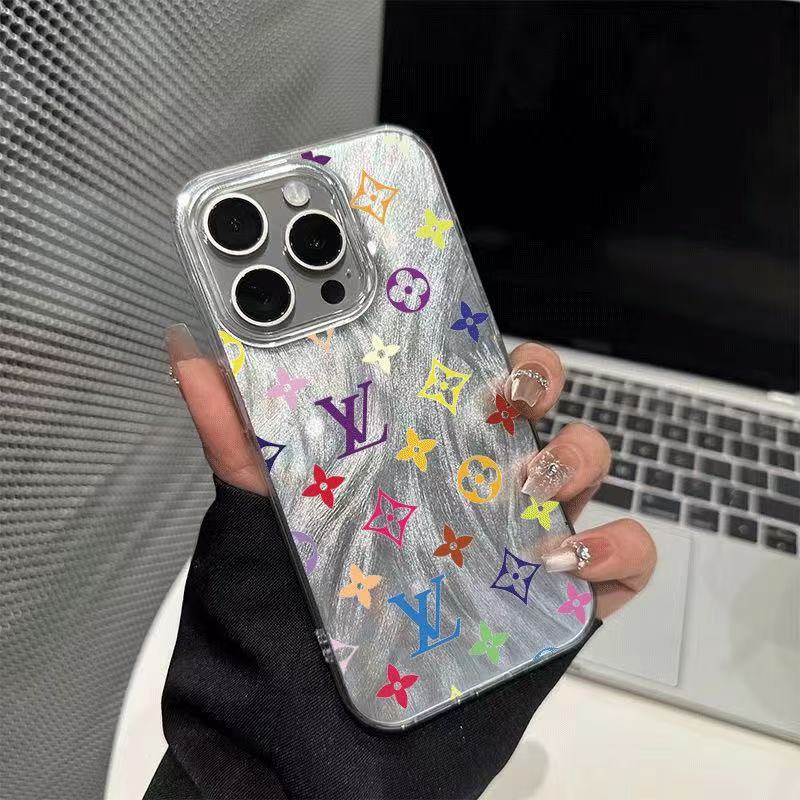 Louis Vuitton Shell Crystal Sequin iPhone Case
