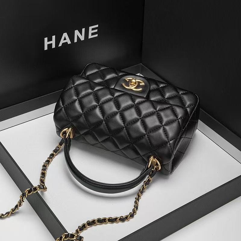 Luxury Leather CH Crossbody Bag