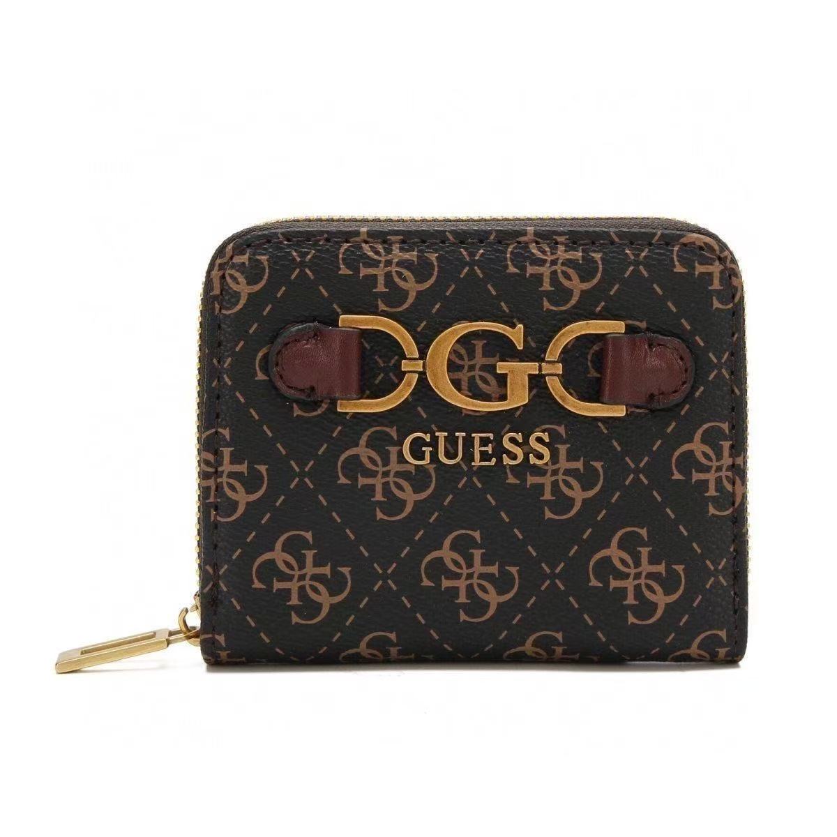 Luxury Leather Zipper Wallet Card Holder & Coin Purse