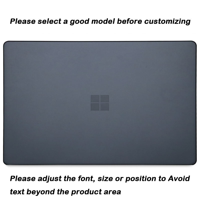 Matte Transparent Black Microsoft Surface Laptop Case-BELKCASE