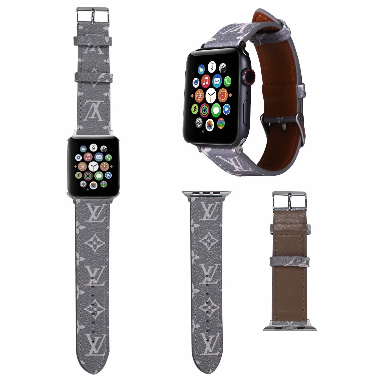 Louis Vuitton Luxury Leather Apple Watch Band