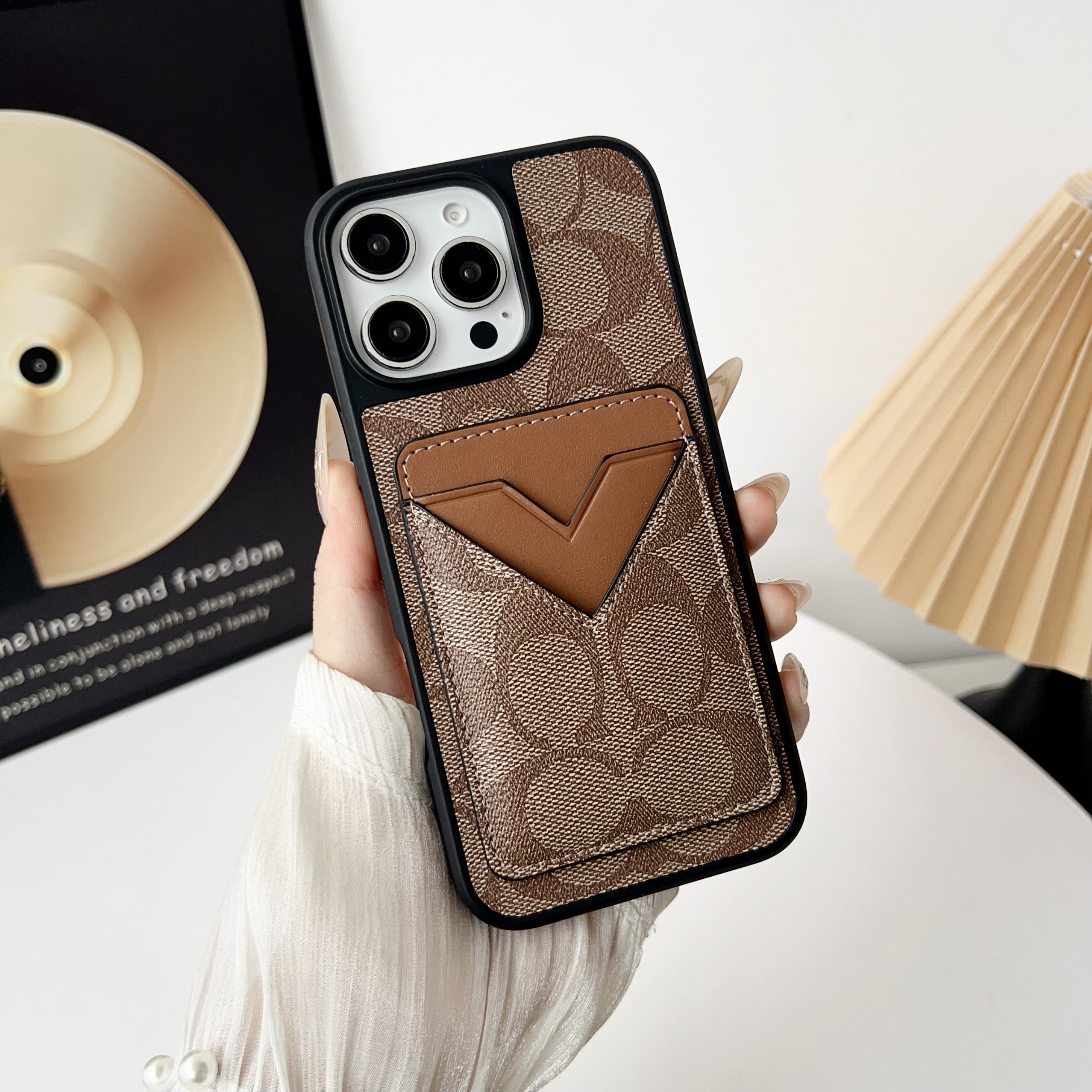 Coach Leather iPhone Wallet Case