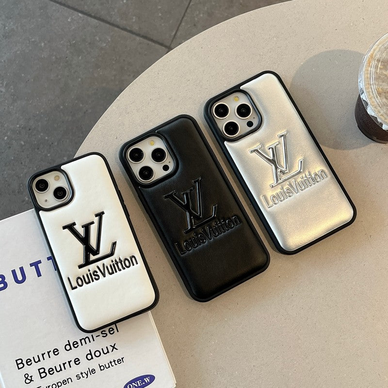 Louis Vuitton Leather cushion iPhone Case	