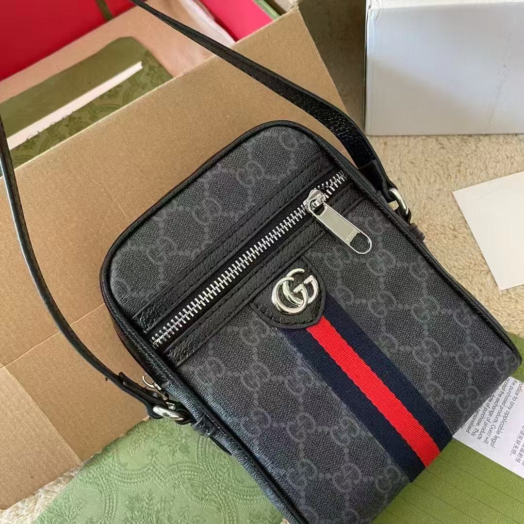 Classic Luxury Leather GC Crossbody Bag