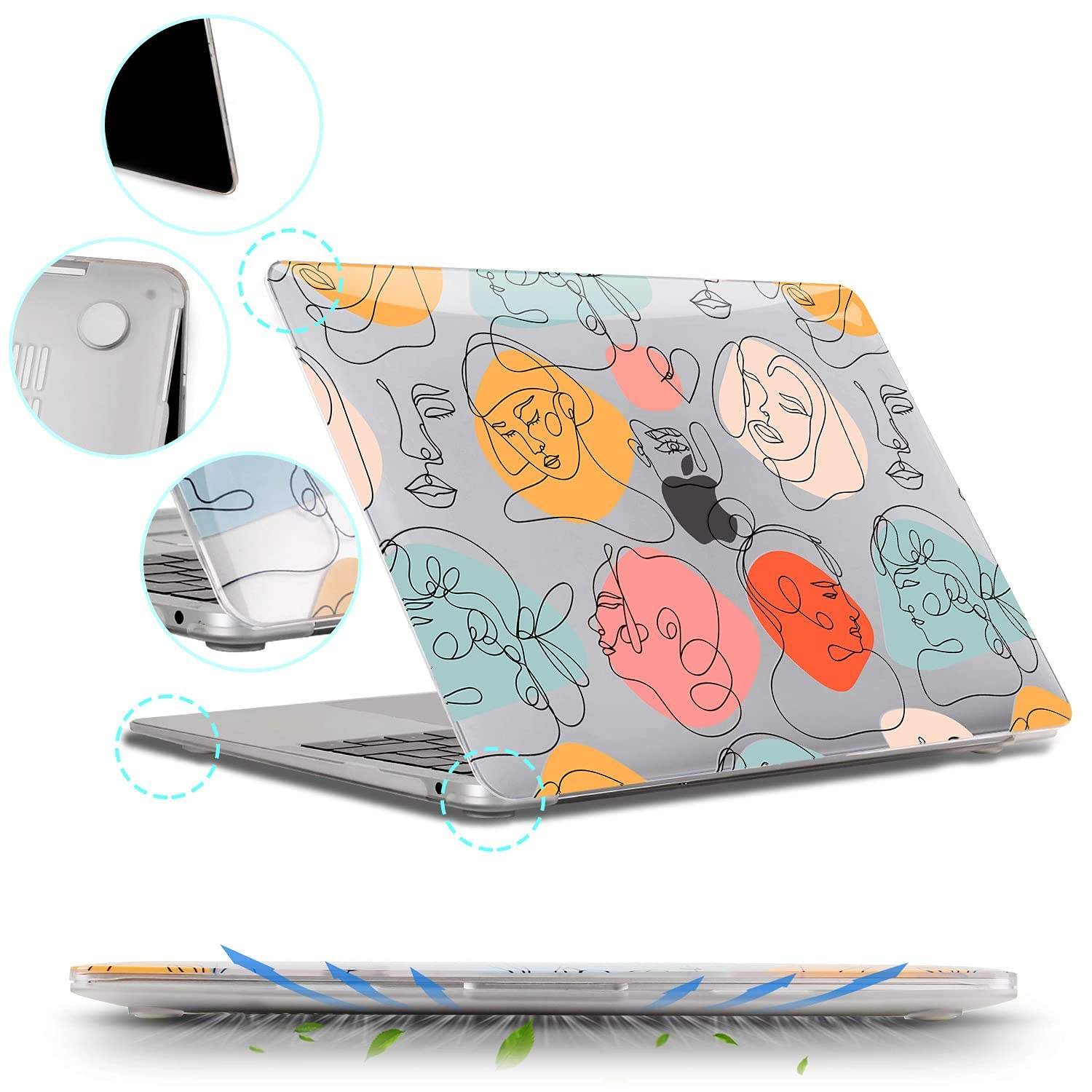 Abstract Face Macbook case-BELKCASE