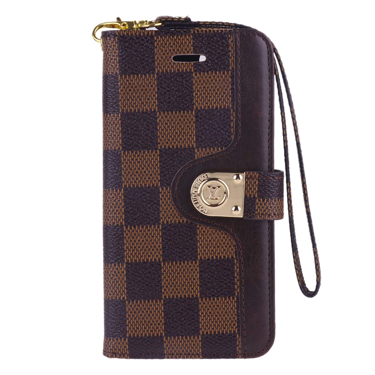 Louis Vuitton Gucci Leather iPhone Wallet Case 