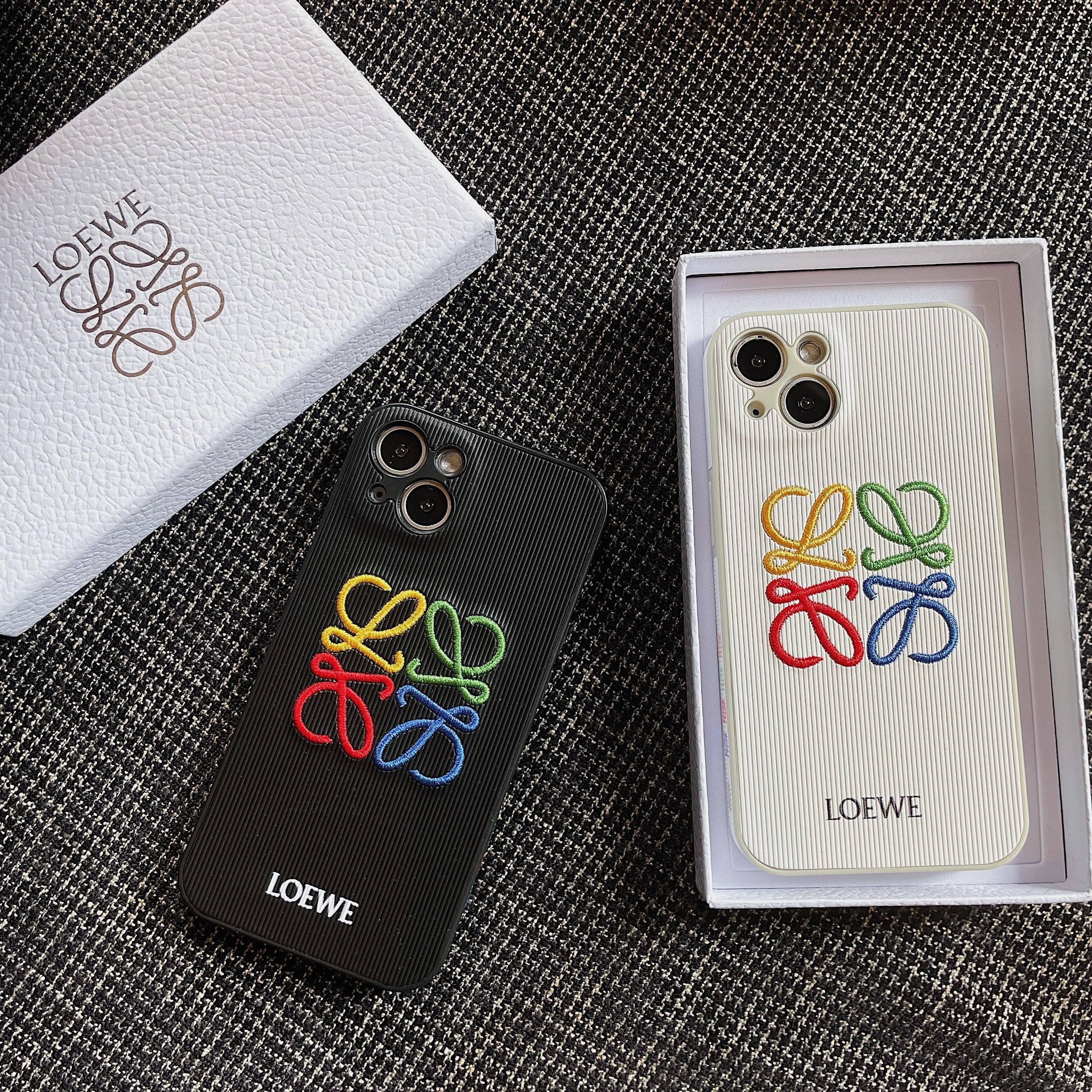 Loewe Embroidered iPhone Case