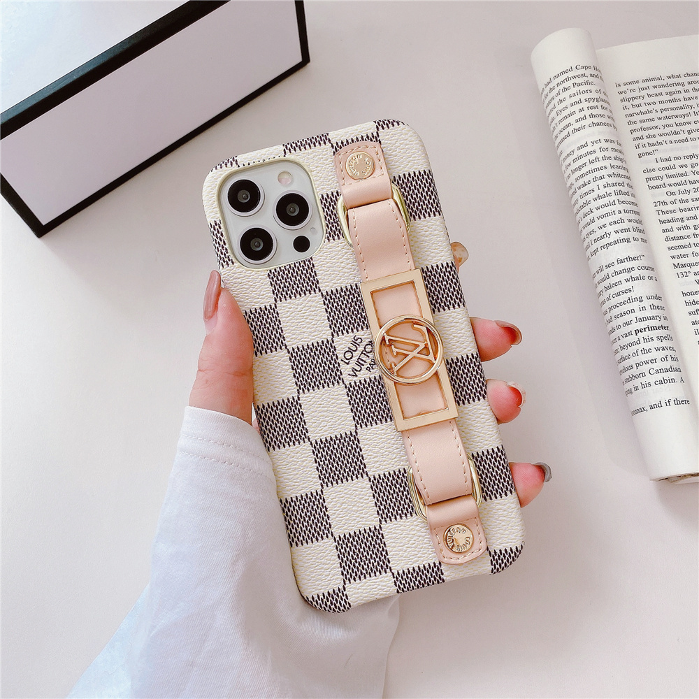 Louis Vuitton Leather Monogram iPhone Case With Holder