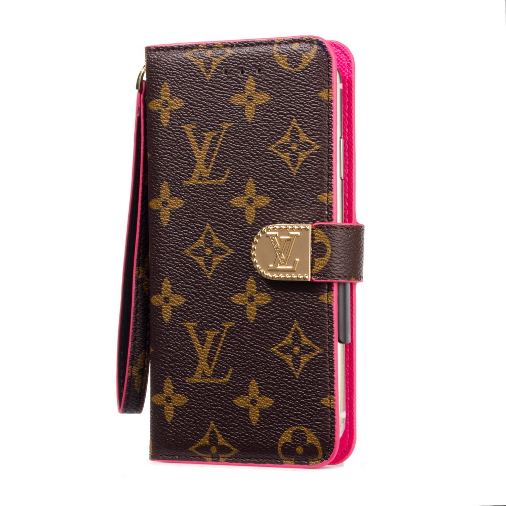 Louis Vuitton Gucci Leather iPhone Wallet Case Magnetic Flip Cover