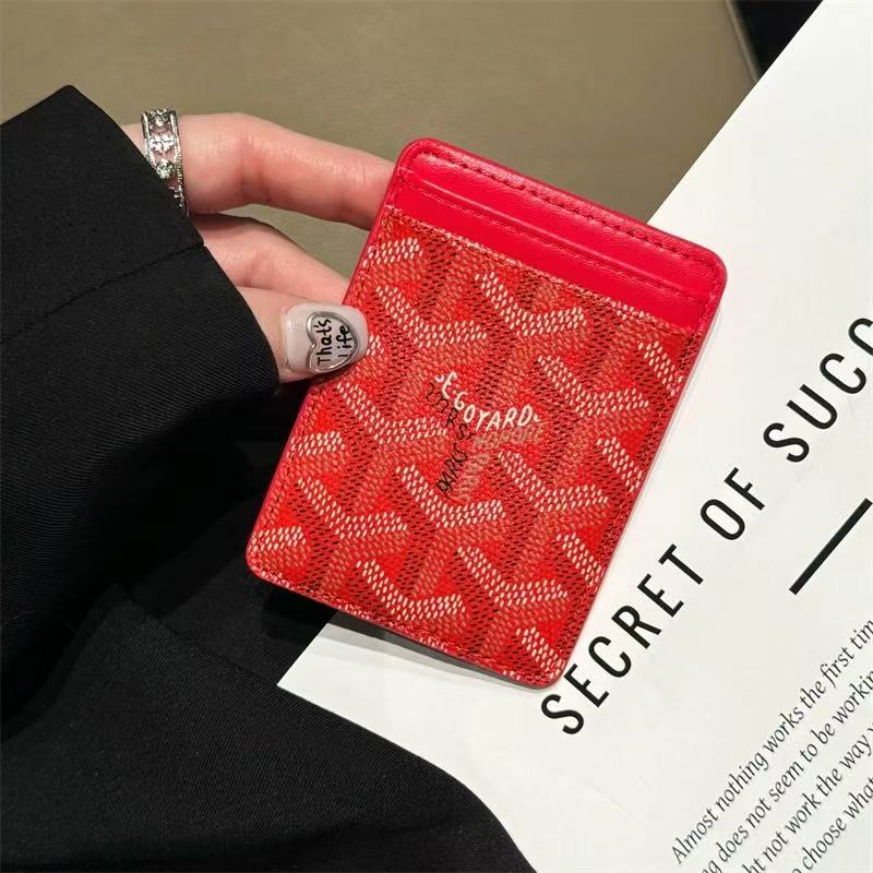 Goyard MagSafe Leather Wallet Card Holder