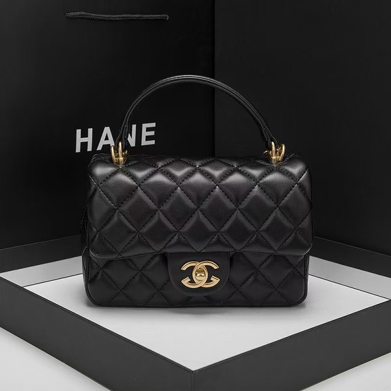 Luxury Leather CH Crossbody Bag