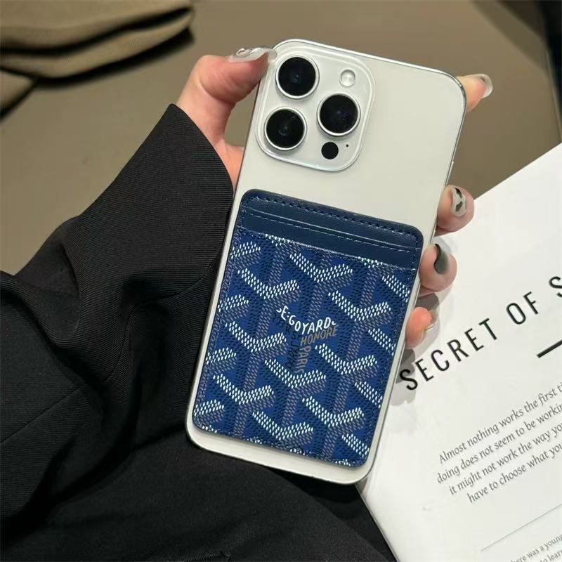 Goyard MagSafe Leather Wallet Card Holder