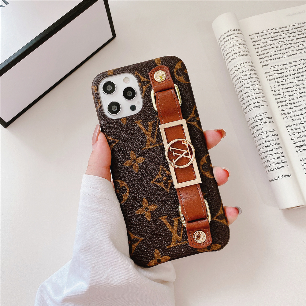 Louis Vuitton Leather Monogram iPhone Case With Holder
