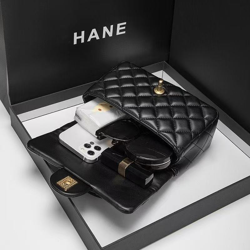 Luxury Leather CH Crossbody Bag