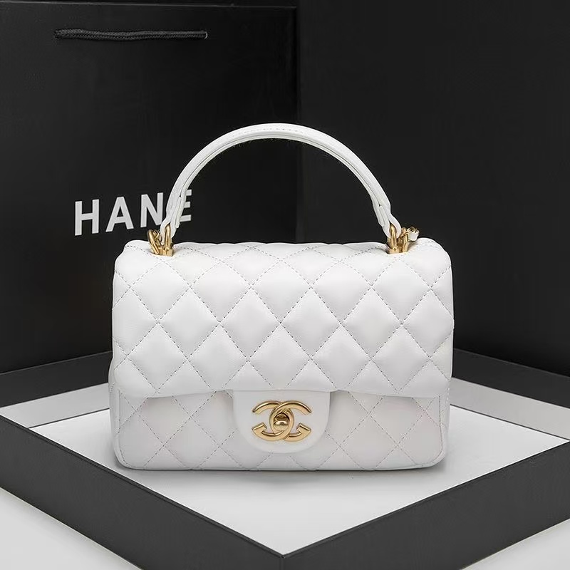 Luxury Leather CH Crossbody Bag