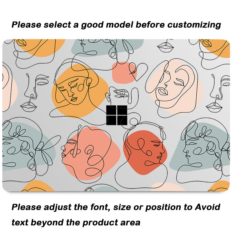 Abstract Face Microsoft Surface Laptop Case-BELKCASE