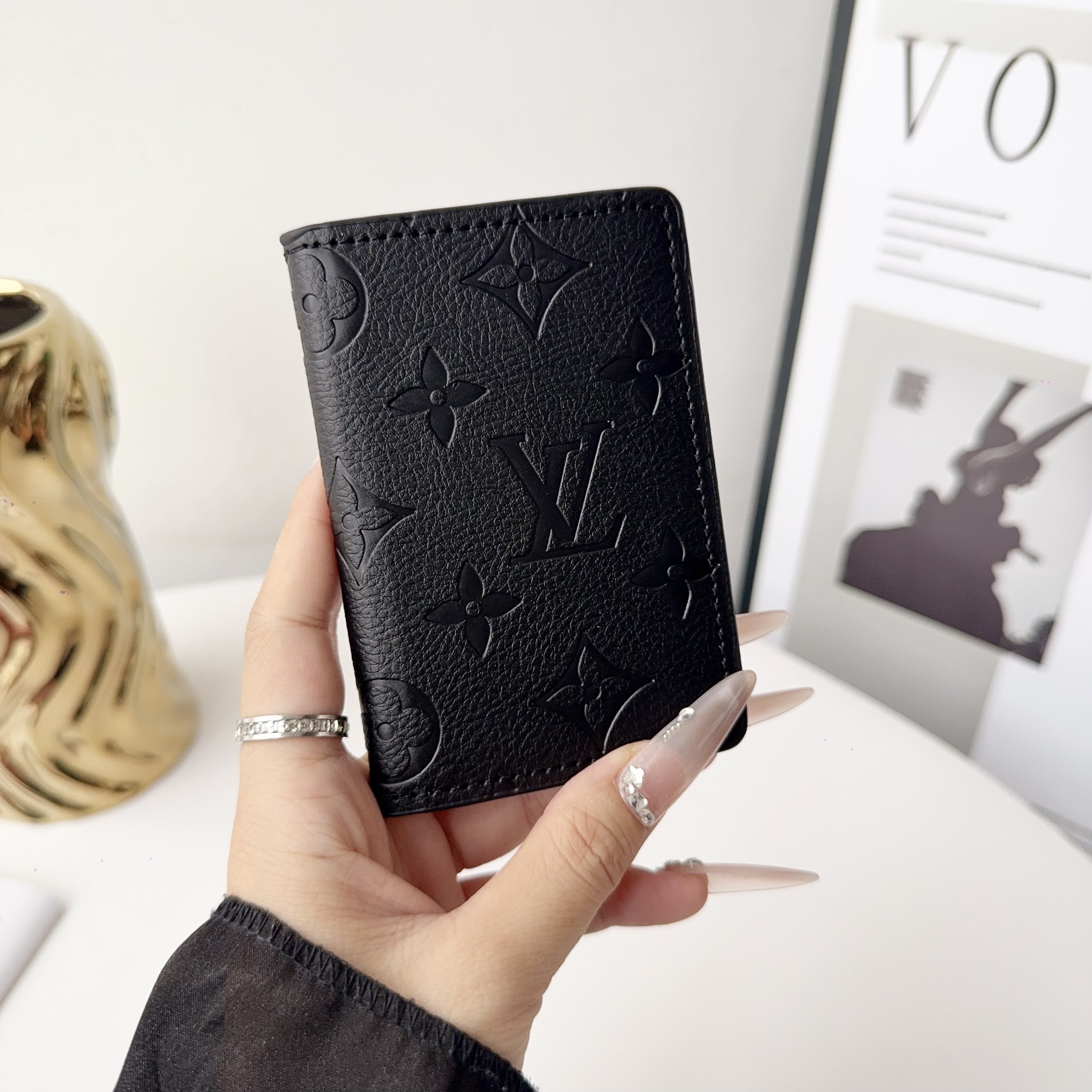 Louis Vuitton，Gucci Luxury Leather Wallet Card Holder