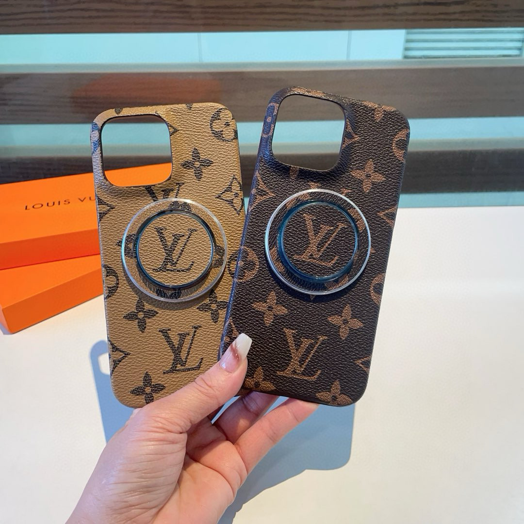 Louis Vuitton Monogram iPhone Cases Magnetic With Holder