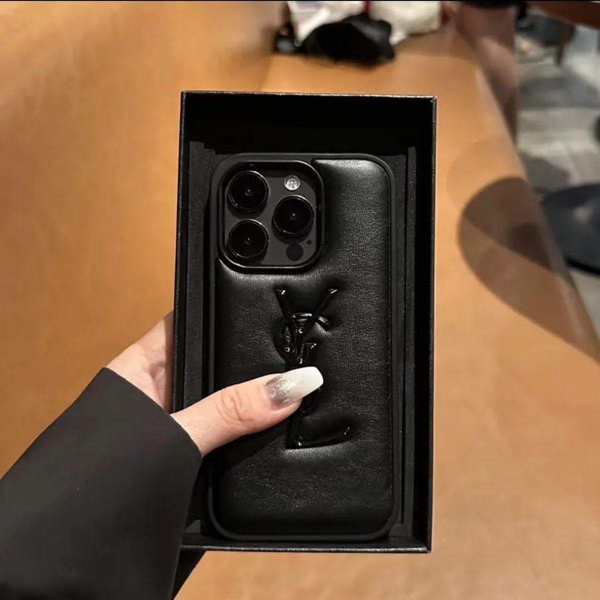 Cushion leather iPhone Case