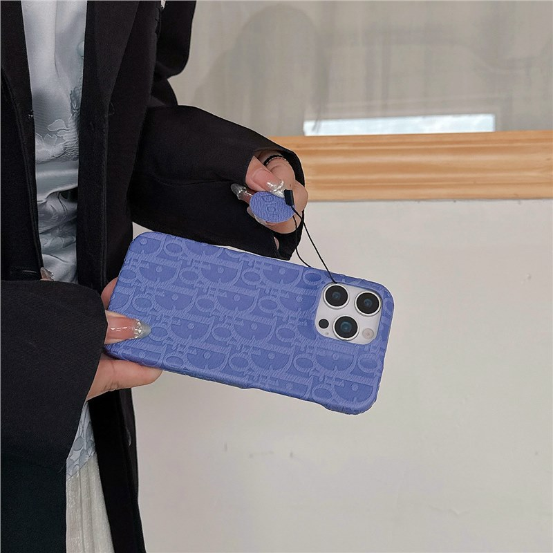 Dior Luxury Leather iPhone Case