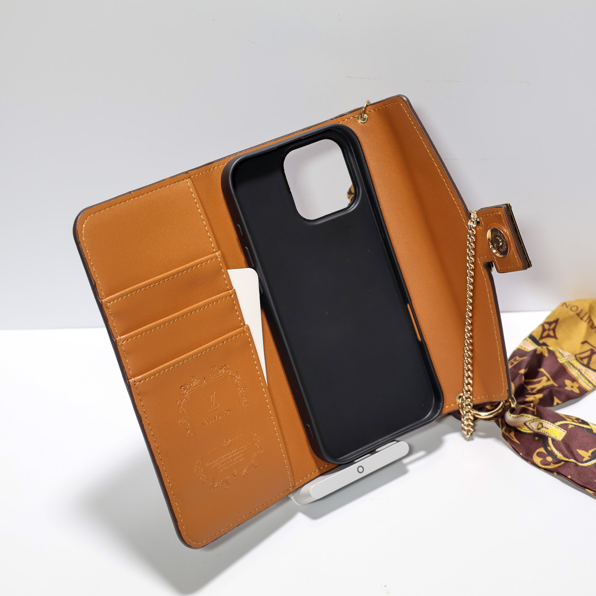 Luxury Wallet LV iPhone Case