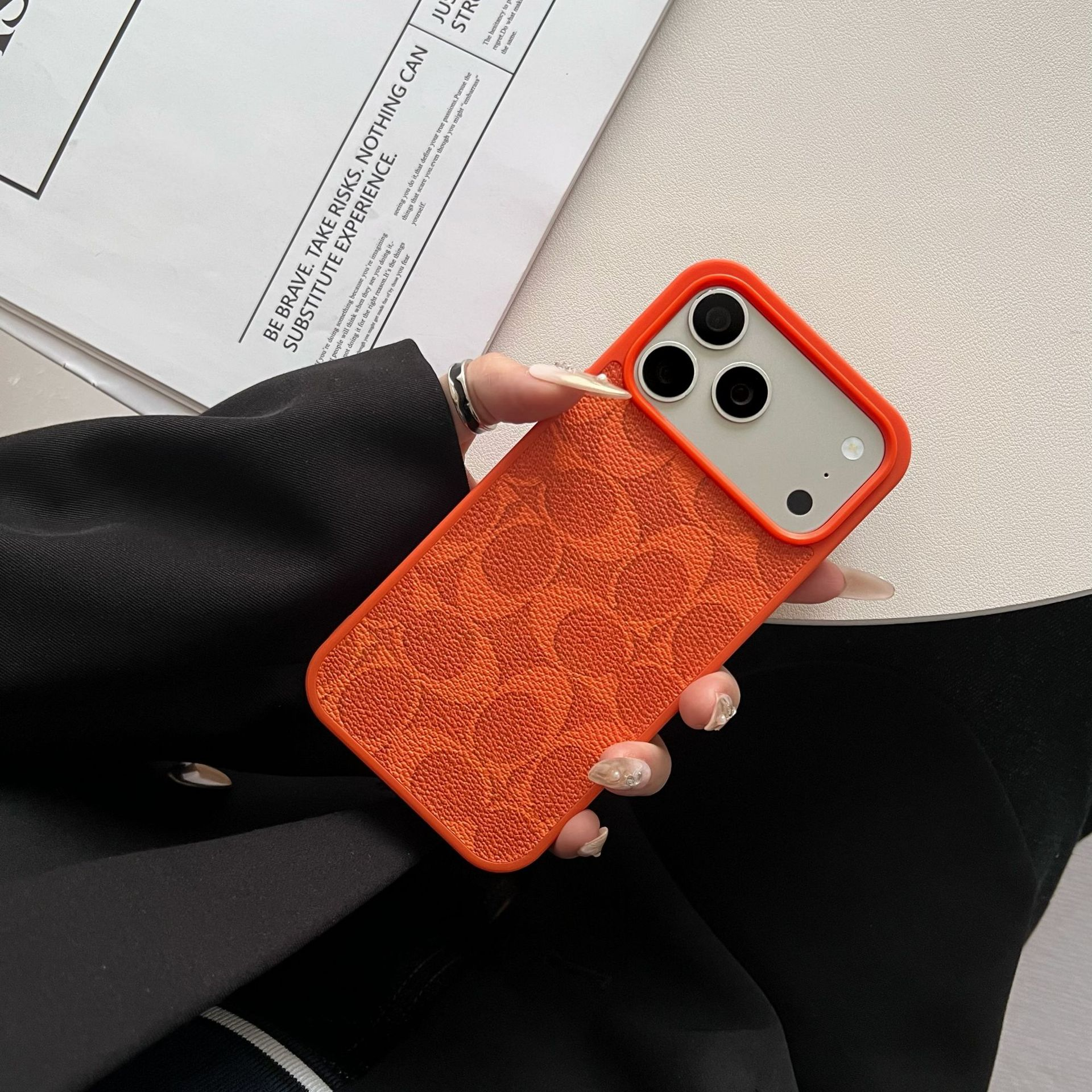 Coach Luxury Leather iPhone Case