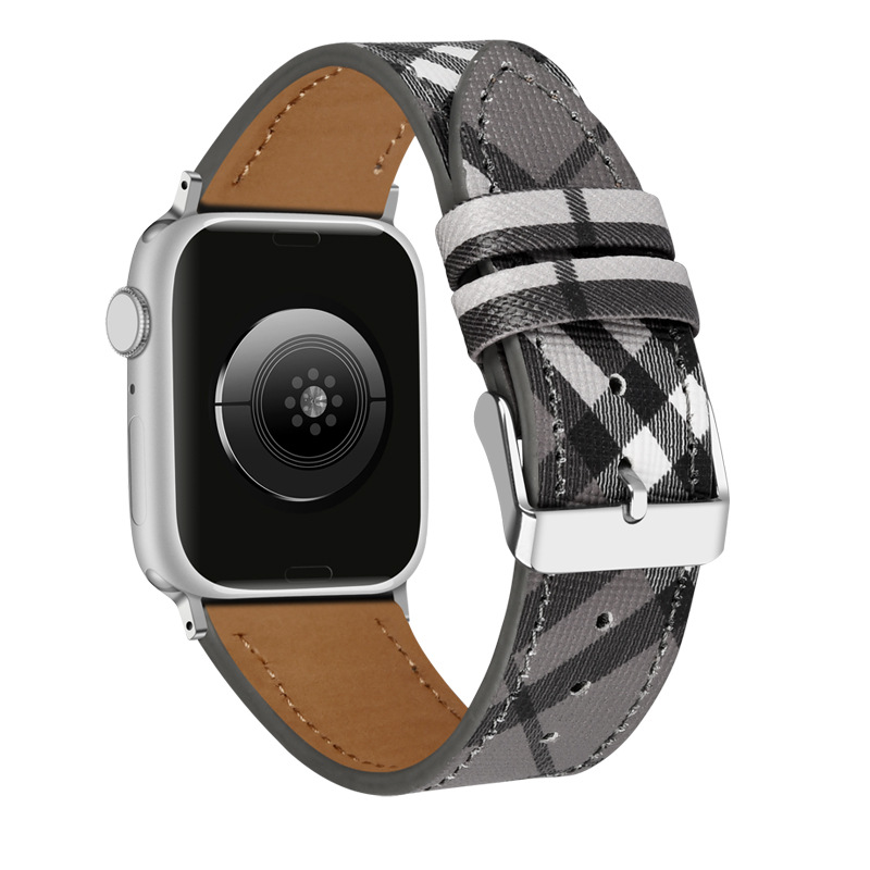 Burberry Luxury Leather Apple Watch Band
