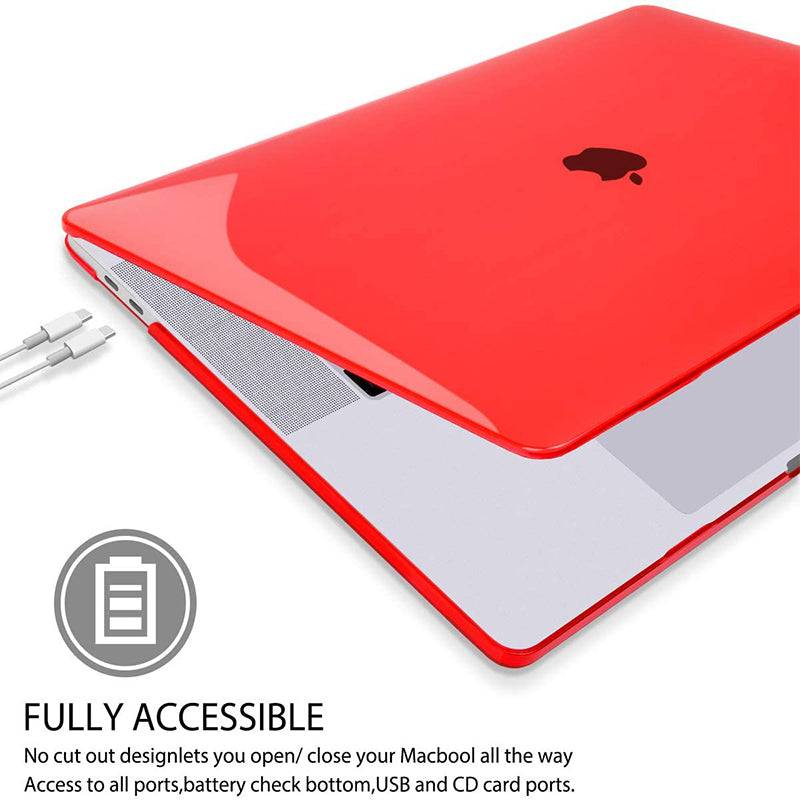 Transparent red | Macbook case customizable-BELKCASE