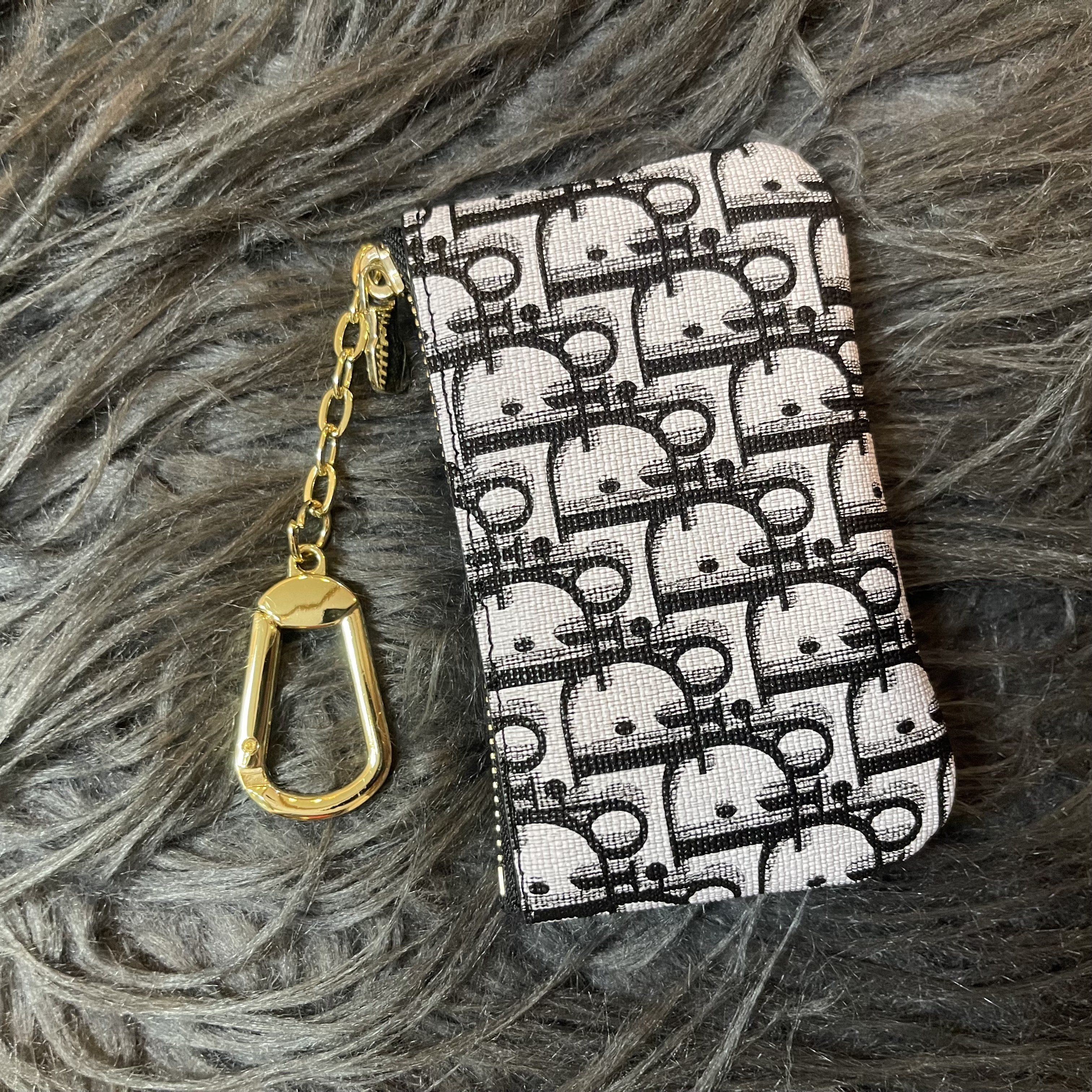 Luxury Leather Zipper Coin Purse