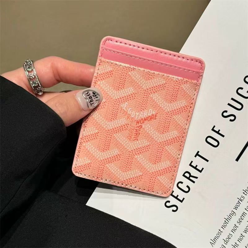 Goyard MagSafe Leather Wallet Card Holder