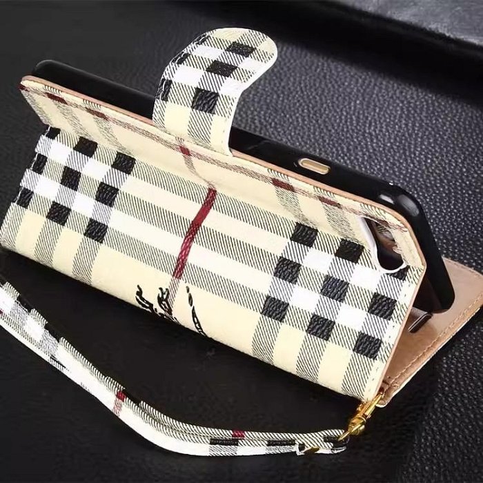  Burberry Leather iPhone Wallet Case 