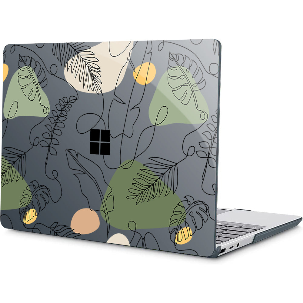 Abstract Green Leaves Microsoft Surface Laptop Case-BELKCASE