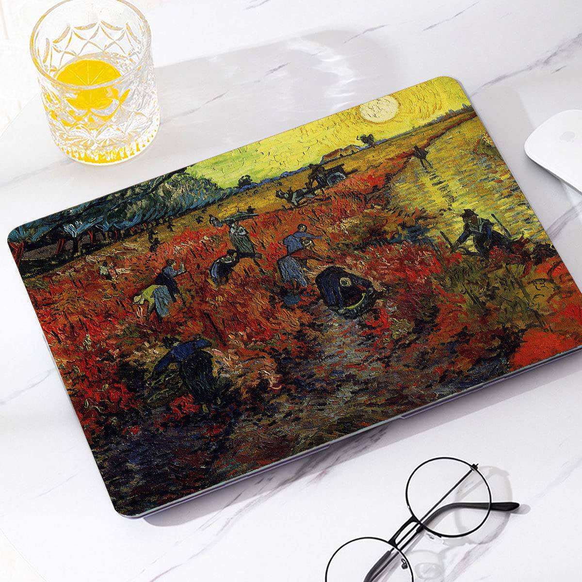 Van Gogh''Red Vineyard'' Macbook Case-BELKCASE