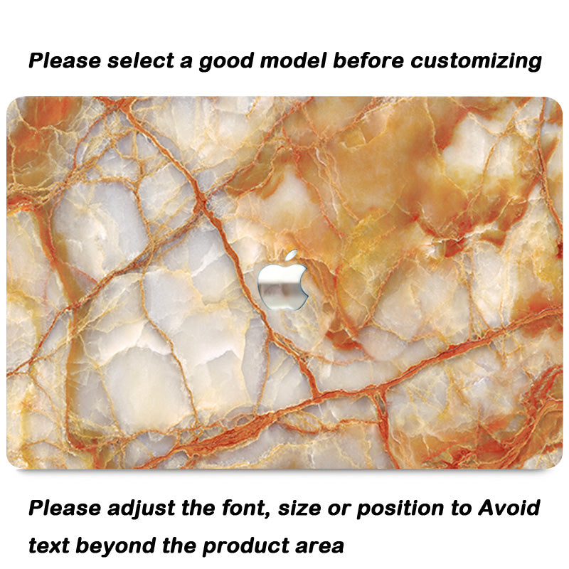 Orange Age Traces Macbook Case-BELKCASE