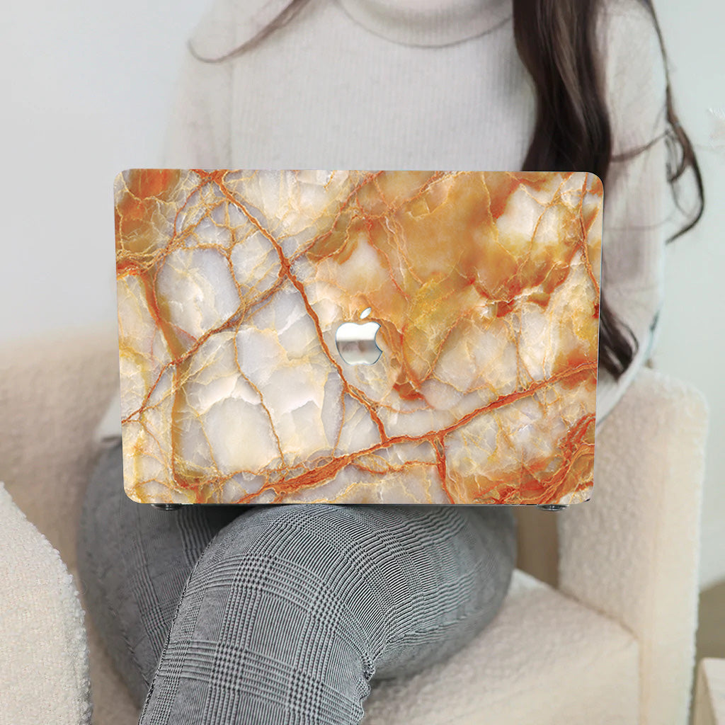 Orange Age Traces Macbook Case-BELKCASE