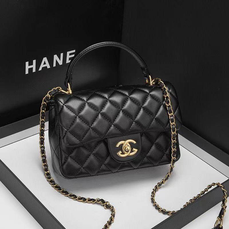 Luxury Leather CH Crossbody Bag